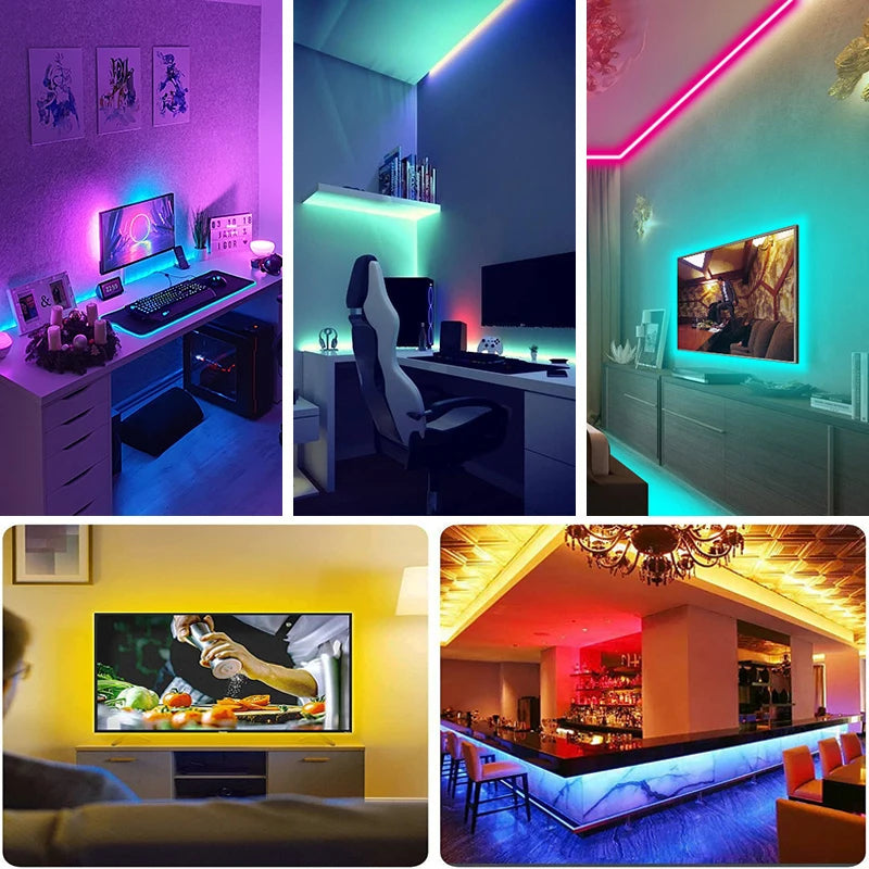 10m 20m Led Strip Lights with 44 Key Remote Control
