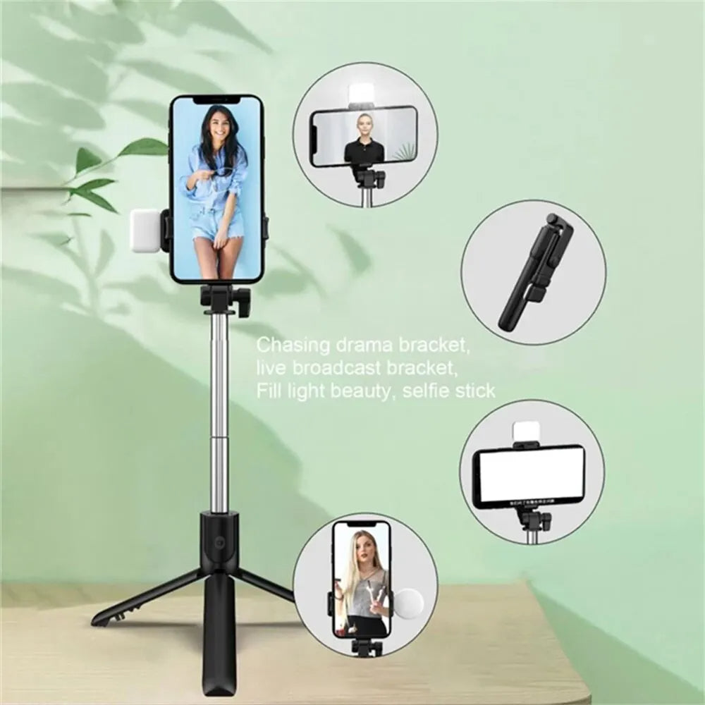 3 In 1 Selfie Stick Bluetooth Remote Tripod
