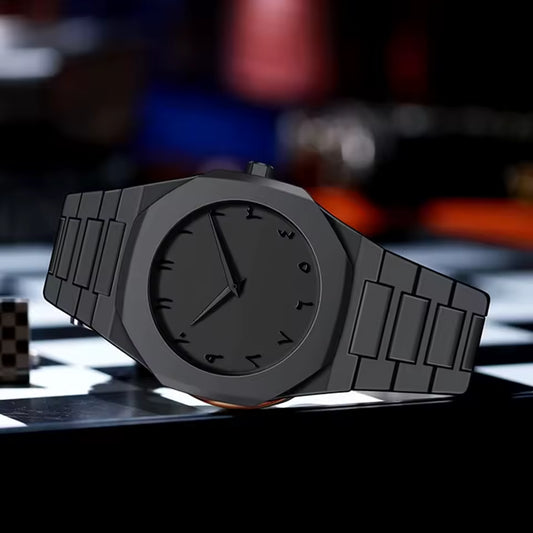 Black Arabic Aura Watch