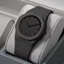 Black Arabic Aura Watch